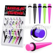 dmvtp2 tapers acrylic body jewelry ear lobe