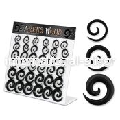 dmxp15 tapers organic body jewelry ear lobe