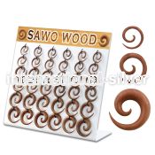 dmxp4 tapers organic body jewelry ear lobe