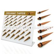 dmxp5 tapers organic body jewelry ear lobe