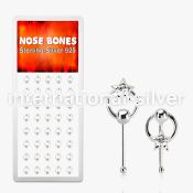 dnbrc3 nose bone silver 925 nose