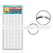 dnsm13 seamless segment rings silver 925 nose