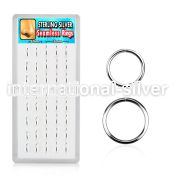 dnsm27 seamless segment rings silver 925 nose