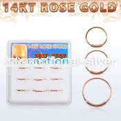 dr14nh2 nose hoop gold nose