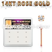 drnb15 nose bone gold nose