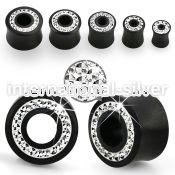 dwpmfr tunnels gauges organic body jewelry ear lobe