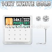 dwsc11 l shape nose studs gold nose