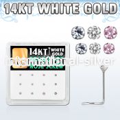 dwsc12 l shape nose studs gold nose