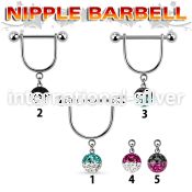 efrsnp8 straight barbells surgical steel 316l nipple