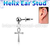 erbd769 stainless steel ear ring ear stud piercing