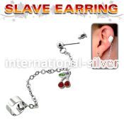 erdl2 fake illusion hoops surgical steel 316l belly button