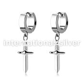 erh768 +stainless steel +huggie choose  piercing