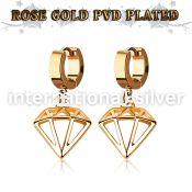 err575 anodized surgical steel huggie piercing