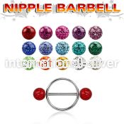 frnpe6 straight barbells surgical steel 316l nipple