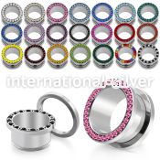 fscpc tunnels gauges surgical steel 316l ear lobe