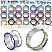 fscpcxl tunnels gauges surgical steel 316l ear lobe