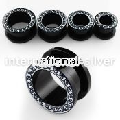 ftaf tunnels gauges acrylic body jewelry ear lobe
