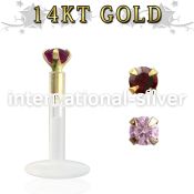 gbilzm labrets lip rings bioflex ptfe labrets chin