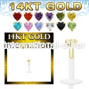 gbizhm labrets lip rings bioflex ptfe labrets chin