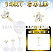 gbizsc labrets lip rings bioflex ptfe labrets chin