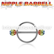 gfrnpe5 straight barbells surgical steel 316l nipple