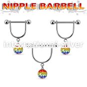 gfrsnp8 straight barbells surgical steel 316l nipple
