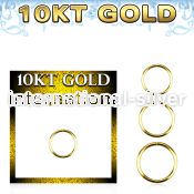 gisel20 10k yellow gold seamless ring