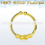 gpsep12d fake illusion body jewelry silver 925 septum