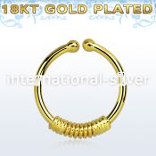 gpsep12k fake illusion body jewelry silver 925 septum