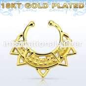 gpsepd10 fake illusion body jewelry silver 925 septum