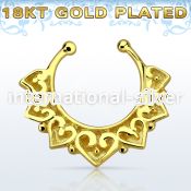 gpsepd11 fake illusion body jewelry silver 925 septum