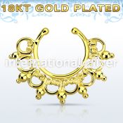 gpsepd12 fake illusion body jewelry silver 925 septum