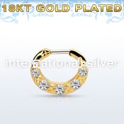 gsepg16 fake illusion body jewelry silver 925 septum