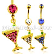 gtdmar2 belly rings anodized surgical steel 316l belly button