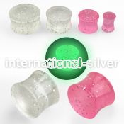 gtpg plugs gauges acrylic body jewelry ear lobe