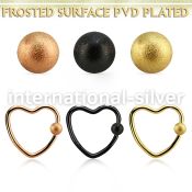 hcrt16f3 anodized surgical steel ball closure rings helix intim tragus  piercing