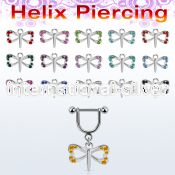 heud12 surgical steel barbells helix piercing