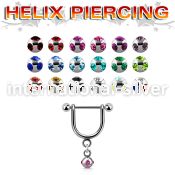 heud3 micro curved barbells surgical steel 316l helix