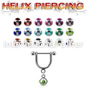 heud5 micro curved barbells surgical steel 316l helix