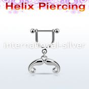 heud6 straight barbells surgical steel 316l helix