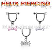 heuz3 micro curved barbells surgical steel 316l helix