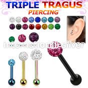 hextcfr straight barbells anodized surgical steel 316l tragus
