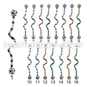 idatfr5a straight barbells anodized surgical steel 316l 