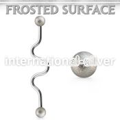 inafo5 straight barbells surgical steel 316l helix