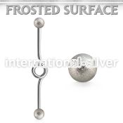 inbfo5 straight barbells surgical steel 316l helix