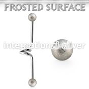 incfo5 straight barbells surgical steel 316l helix
