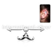 incnd8 straight barbells surgical steel 316l helix