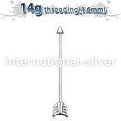 indaw straight barbells surgical steel 316l 