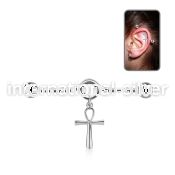 indd19 surgical steel barbells ear lobe helix piercing