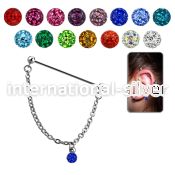 indsd1 straight barbells surgical steel 316l 